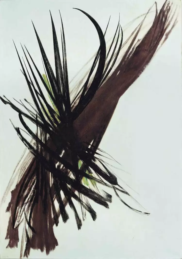 Ганс Хартунг. Картина «T 1955-9», 1955