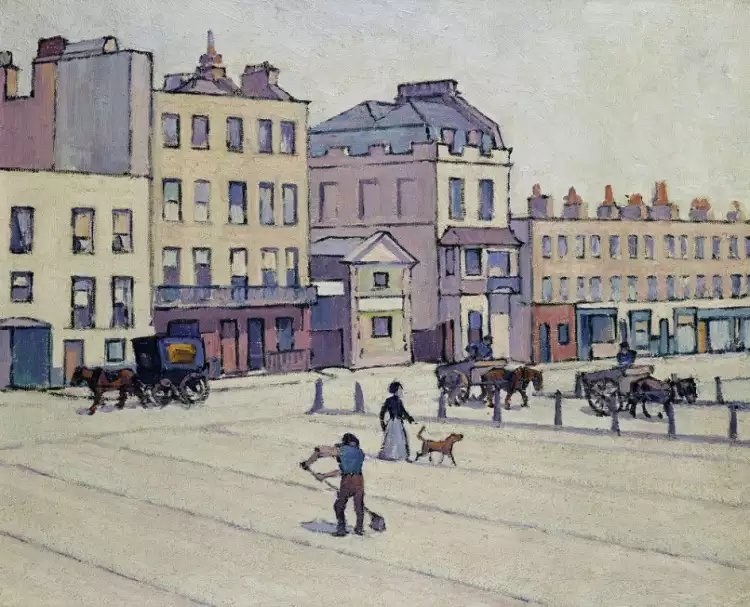 Неореализм. Роберт Беван. «Дом на Камберленд», 1914 Неореализм. Роберт Беван. «Дом на Камберленд», 1914