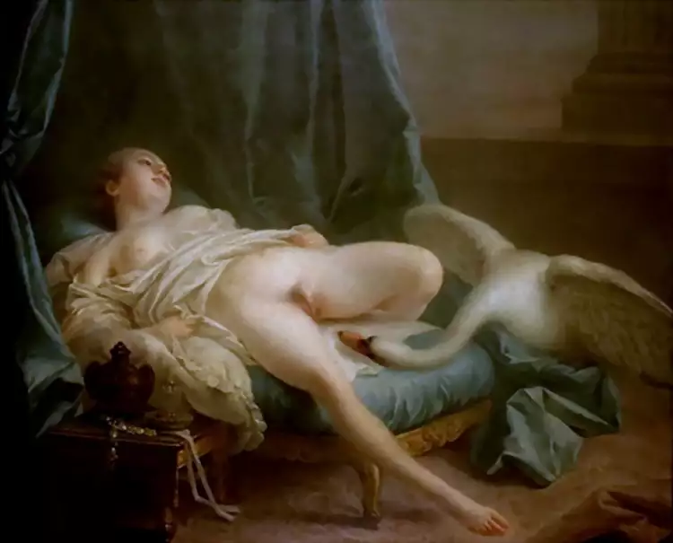 Франсуа Буше. «Леда и Лебедь», 1740 Франсуа Буше. «Леда и Лебедь», 1740