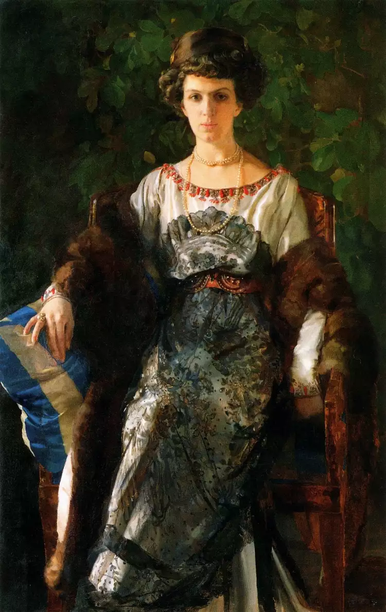 Константин Сомов. Картина «Портрет Е. П. Носовой», 1911 Константин Сомов. Картина «Портрет Е. П. Носовой», 1911