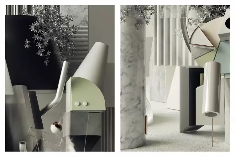 Кубическая композиция. Автор Omar Aqil