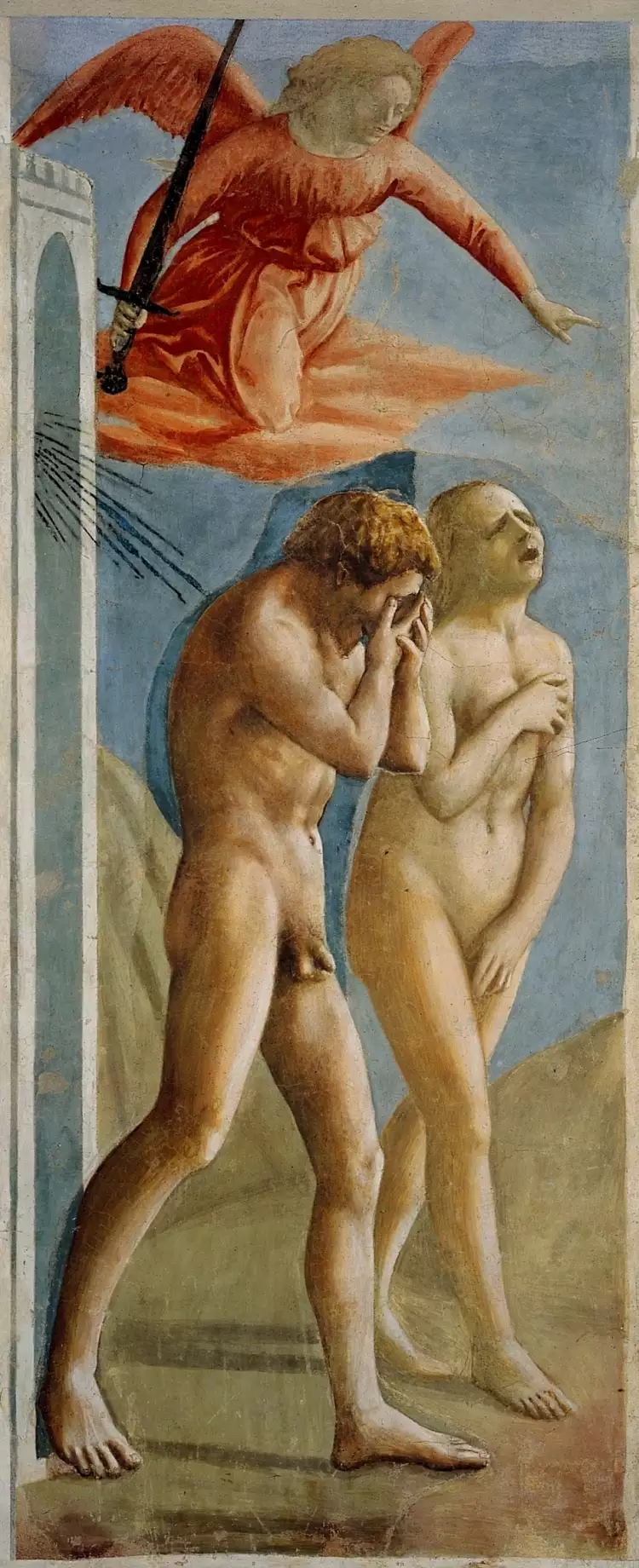 10 berühmtesten italienischen Künstler. Masaccio. Vertreibung aus dem Paradies, 1425