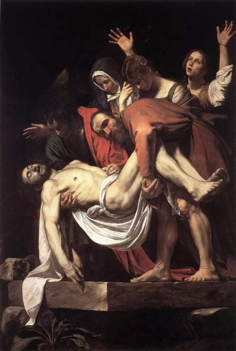 Караваджизм. Караваджо. «Положение во гроб», 1603 Караваджизм. Караваджо. «Положение во гроб», 1603