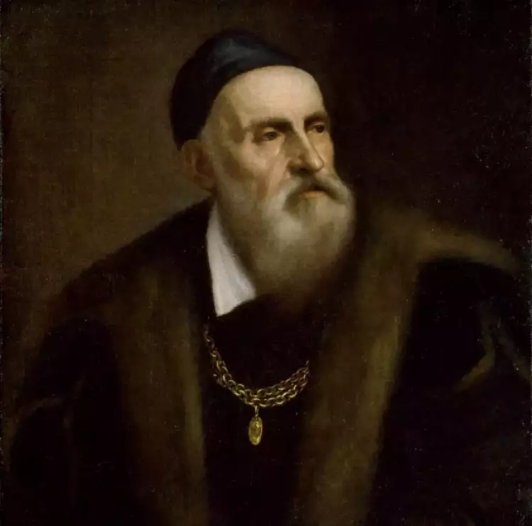 Художники, которые получили известность при жизни. Тициан, автопортрет