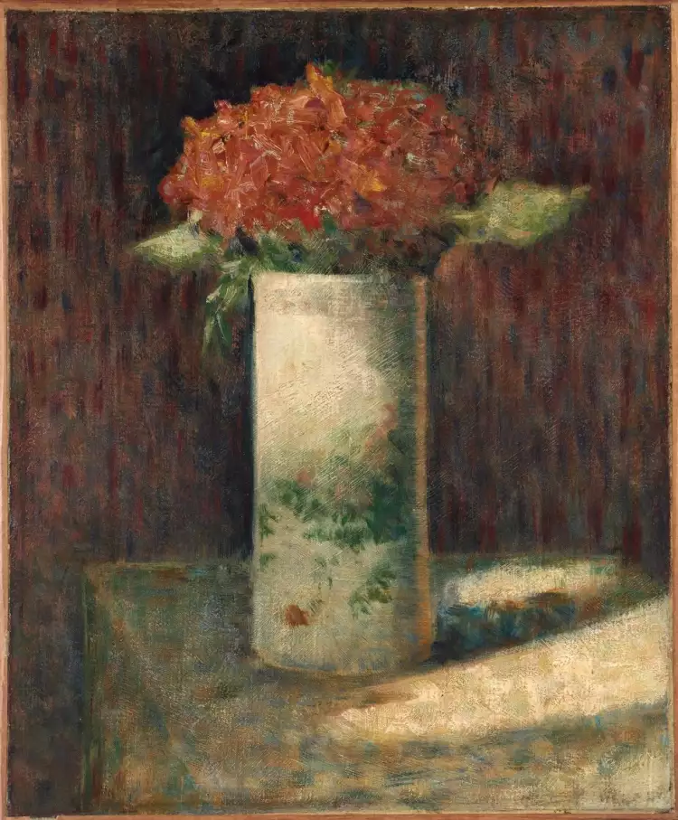 Жорж Сёра. «Цветы в вазе», 1879 Жорж Сёра. «Цветы в вазе», 1879