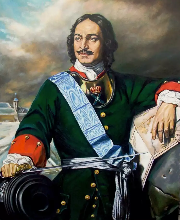 Поль Деларош. Картина «Портрет Петра I», 1838 Поль Деларош. Картина «Портрет Петра I», 1838