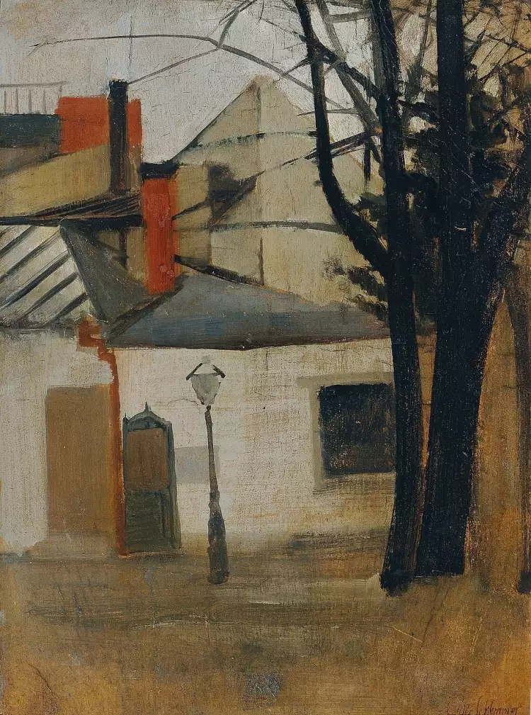 Оскар Шлеммер. Картина «Газовый магазин», 1911