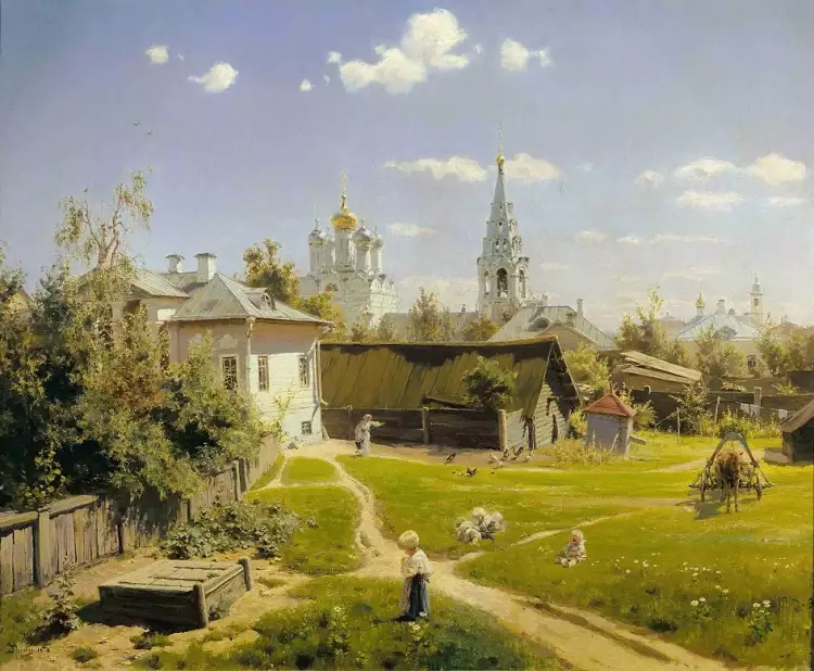 Василий Поленов. «Московский дворик», 1878