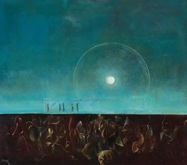 Уильям Добелл. Картина «Ночь свиней», 1970