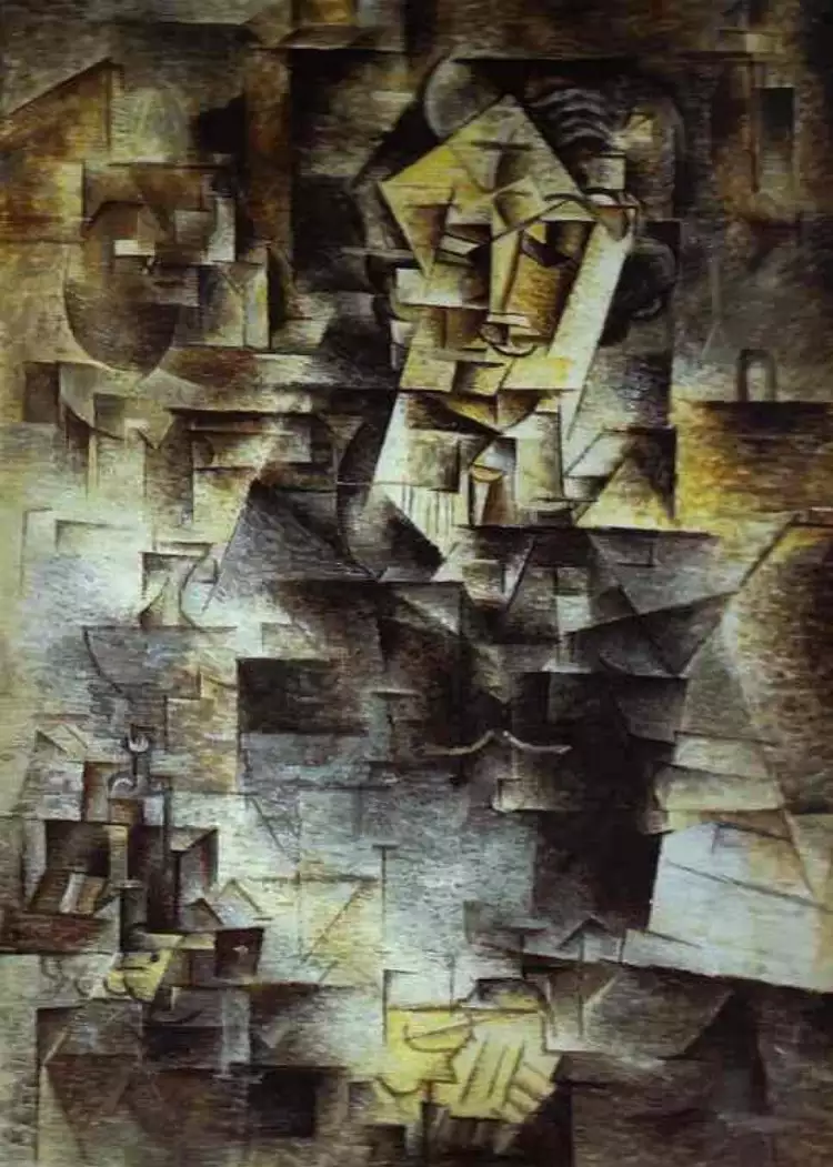 Pablo Picasso. Portrait of Daniel-Henry Kahnweiler, 1910