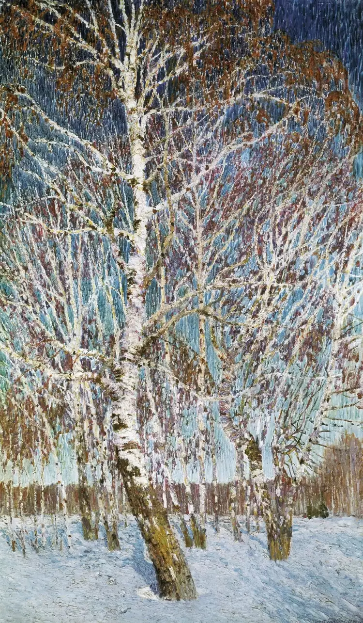 Игорь Грабарь. Картина «Февральская лазурь», 1904