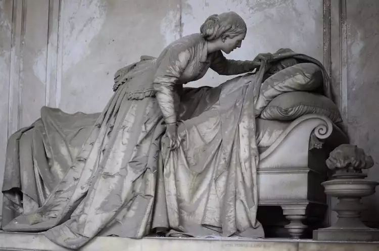 Искусство на кладбище. Кладбище Стальено. Генуя. Италия