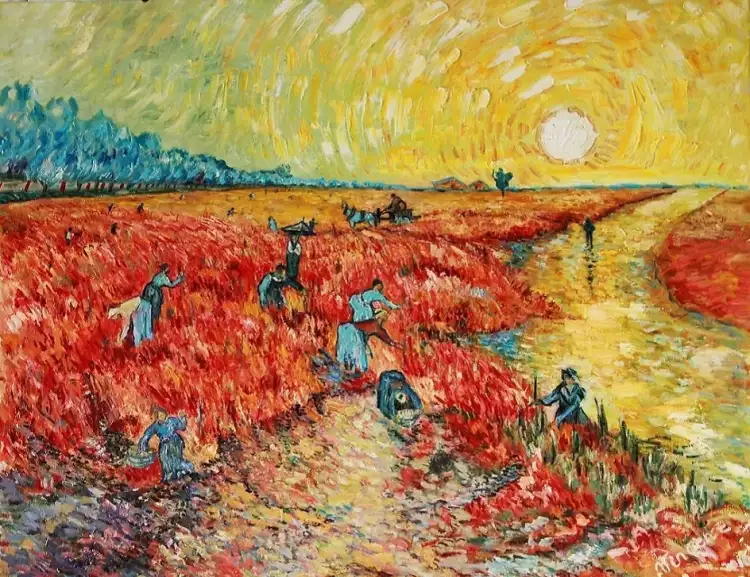 Винсент Ван Гог «Красные виноградники в Арле»