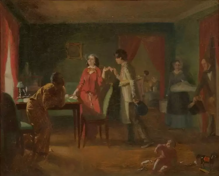 Павел Федотов. Картина «Жена-модница», 1849 Павел Федотов. Картина «Жена-модница», 1849
