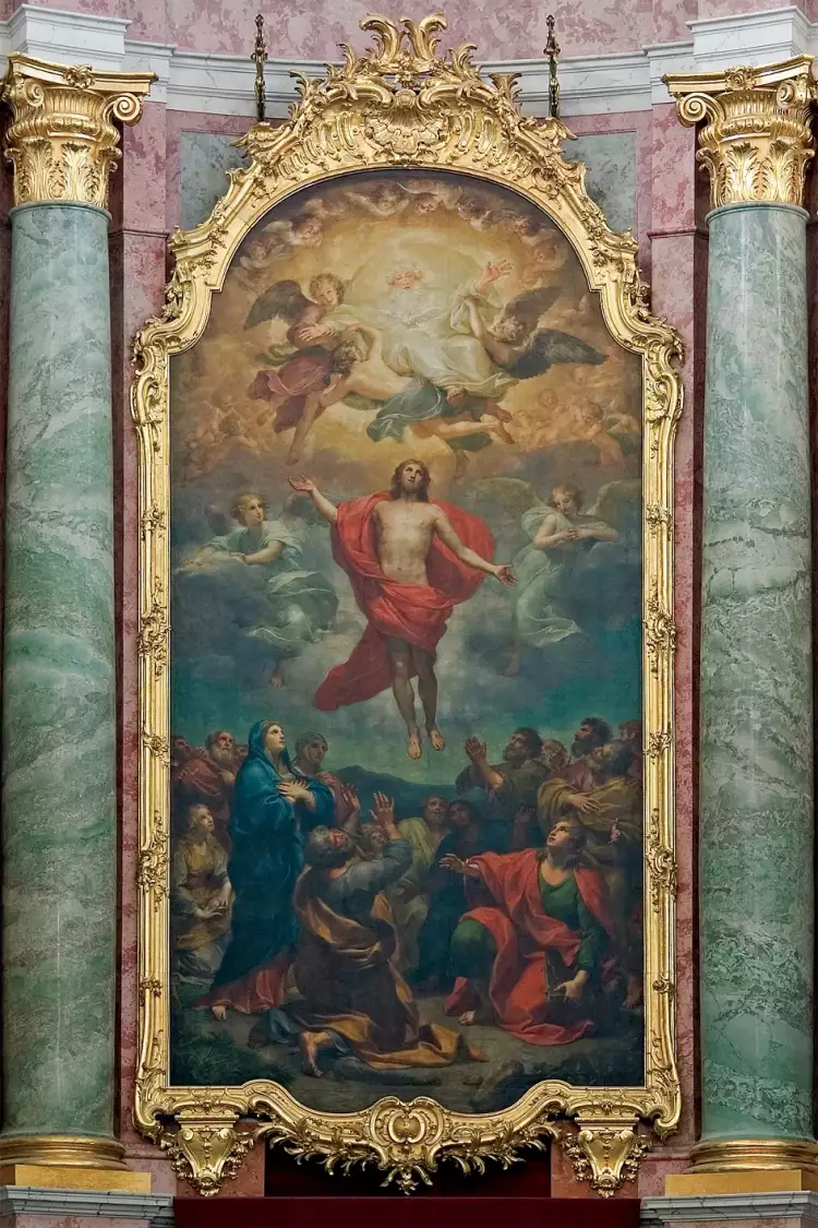 Антон Рафаэль Менгс. Алтарная картина «Вознесение», 1751 Антон Рафаэль Менгс. Алтарная картина «Вознесение», 1751