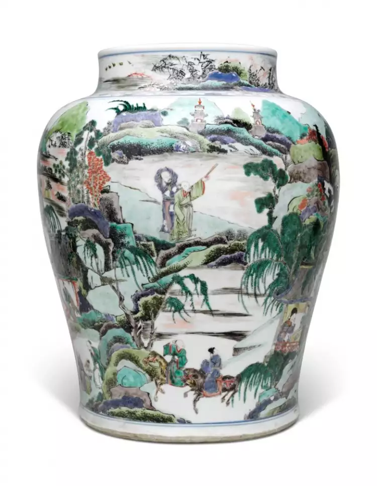 Китайская фарфоровая ваза