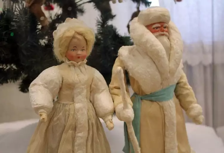 Музей новогодней игрушки. Экспонаты музея в Великом Устюге