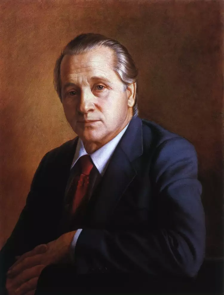 Александр Шилов. Картина «Академик М. Я. Студеникин», 1982