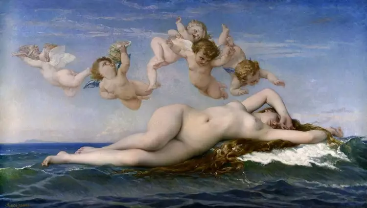 Академизм. Александр Кабанель. «Рождение Венеры», 1863 Академизм. Александр Кабанель. «Рождение Венеры», 1863