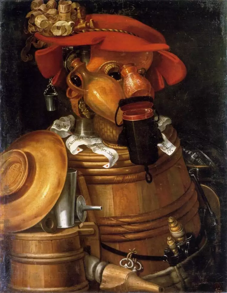 Джузеппе Арчимбольдо. Картина «Официант», 1574