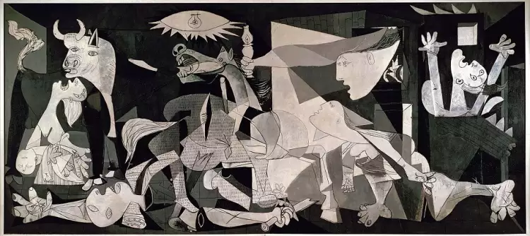 Grisaille. Pablo Picasso. Guernica, 1937