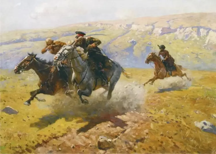 Батальный жанр. Франц Рубо. «Кто кого», 1905 Батальный жанр. Франц Рубо. «Кто кого», 1905