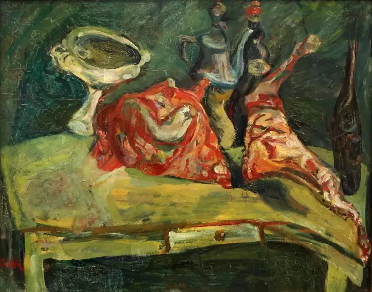 Chaim Soutine. Tisch, 1923 Chaim Soutine. Tisch, 1923