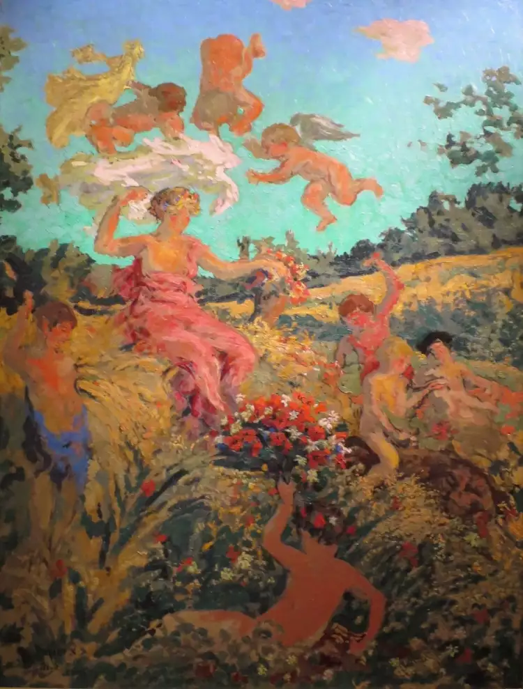 Кер-Ксавье Руссель. Картина «Сельский фестиваль (Лето)», 1913 Кер-Ксавье Руссель. Картина «Сельский фестиваль (Лето)», 1913