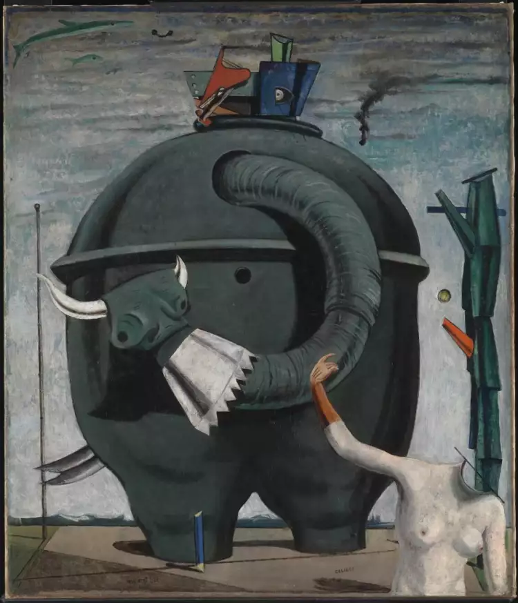 Модернизм. Макс Эрнст. «Слон Целебес», 1921 Модернизм. Макс Эрнст. «Слон Целебес», 1921