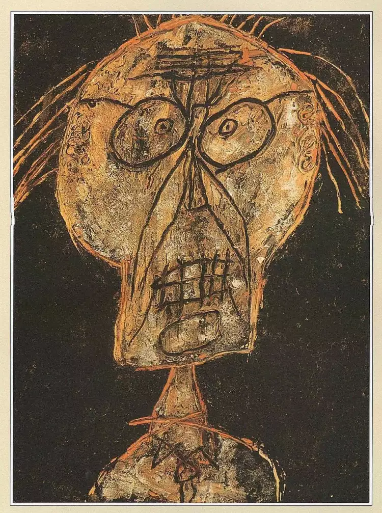 Дюбюффе. Автопортрет Дюбюффе. Автопортрет