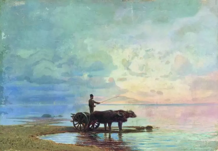 Федор Васильев. «На берегу моря», 1873 Федор Васильев. «На берегу моря», 1873