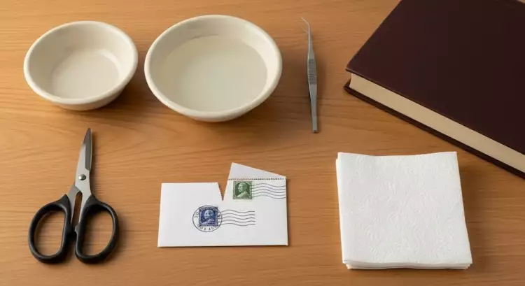 Инструменты для безопасного отклеивания почтовых марок Инструменты для безопасного отклеивания почтовых марок