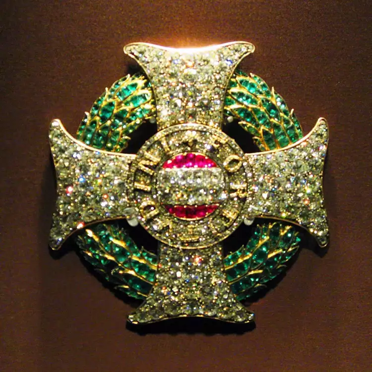 L'Ordre militaire de Marie-Thérèse. Étoile de l'Ordre décorée de diamants et de bijoux, 1765