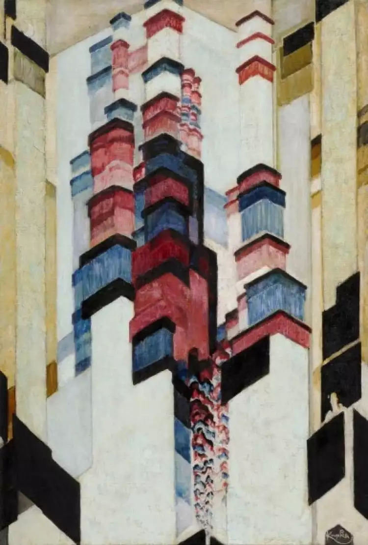 Франтишек Купка. Картина «Взрыв II», 1923 Франтишек Купка. Картина «Взрыв II», 1923