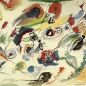 Abstraktionismus. Wassily Kandinsky. Erstes abstraktes Aquarell, 1910-1913