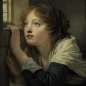 Сентиментализм. Жан-Батист Грёз. «Юная девушка у окна», вторая половина XVIII ве