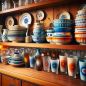 Vintage-Küchen- und Bargeschirr