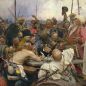 Famous Russian artists. Ilya Repin. Reply of the Zaporozhian Cossacks, 1891