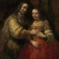 Rembrandt. La peinture La Fiancée juive, 1665