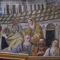 Mosaic. Detail of a Palaeochristian mosaic from the Basilica of Santa Pudenziana in Rome, 410 AD
