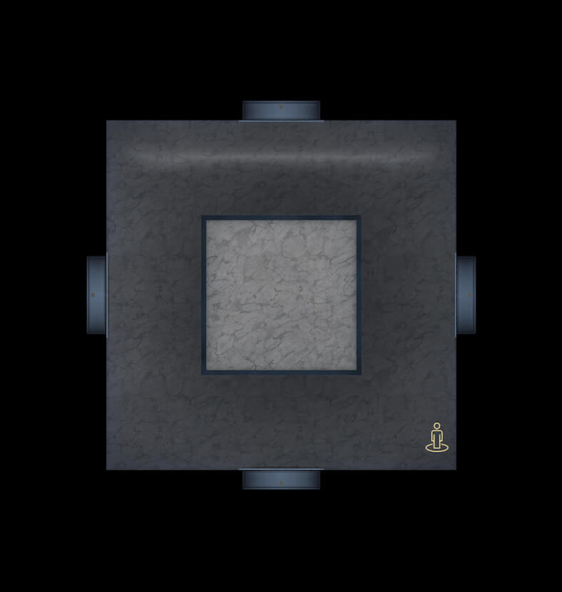 3D галерея Сестилия_план