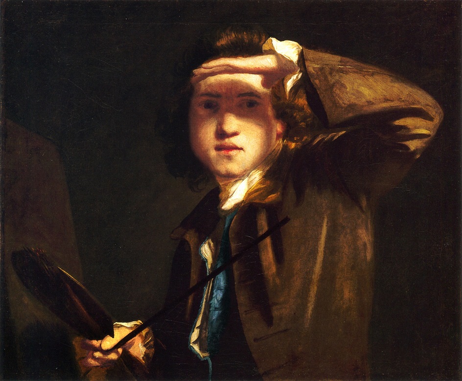Самые популярные и известные художники-живописцы Англии. Джошуа Рейнольдс. Автопортрет. 1747 г. Национальная портретная галерея, Лондон