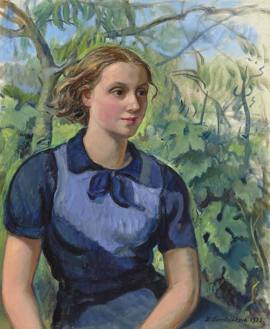 Серебрякова Зинаида. Портрет Кати, дочери художницы. 1933