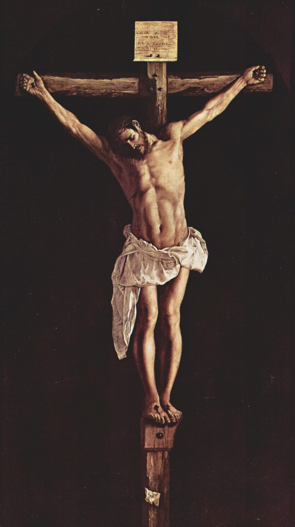 Барокко. Франсиско де Сурбаран. «Христос на кресте»