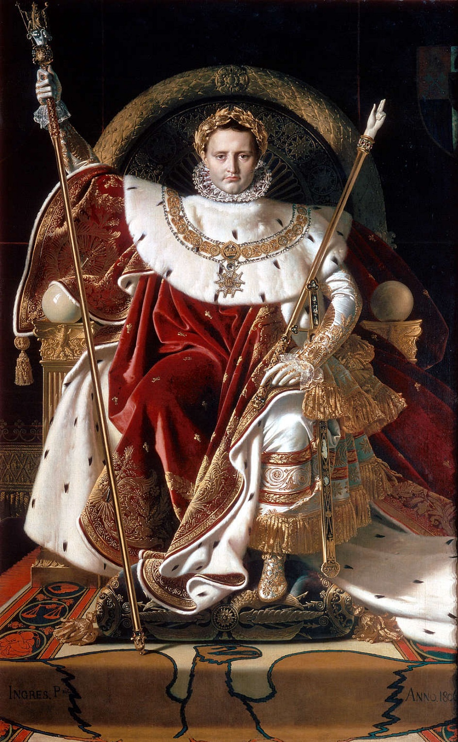 Академизм в живописи. Жан Огюст Доминик Энгр. «Портрет Наполеона I»