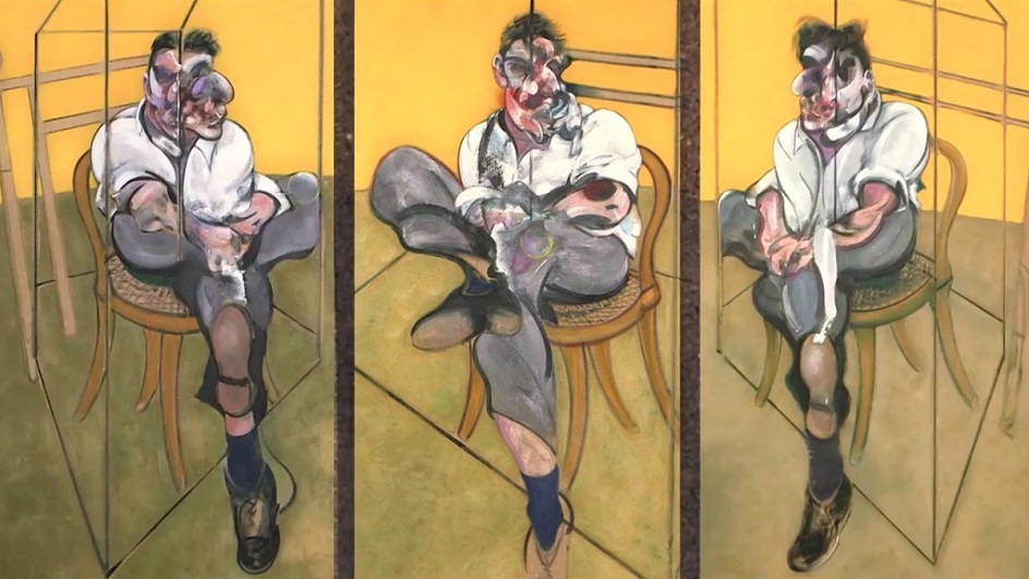 Самые известные художники 20 века. Фрэнсис Бэкон. Три наброска к портрету Люсьена Фрейда