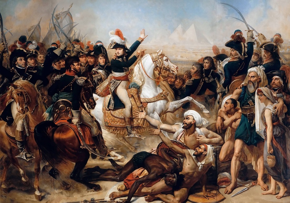 Ампир. Антуан-Жан Гро. «Битва у пирамид 21 июля 1798 года»