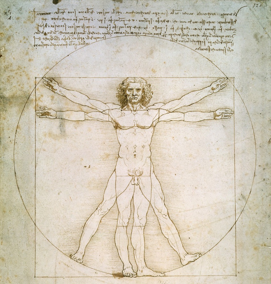 Эпоха Ренессанса. Леонардо да Винчи. «Витрувианский человек»