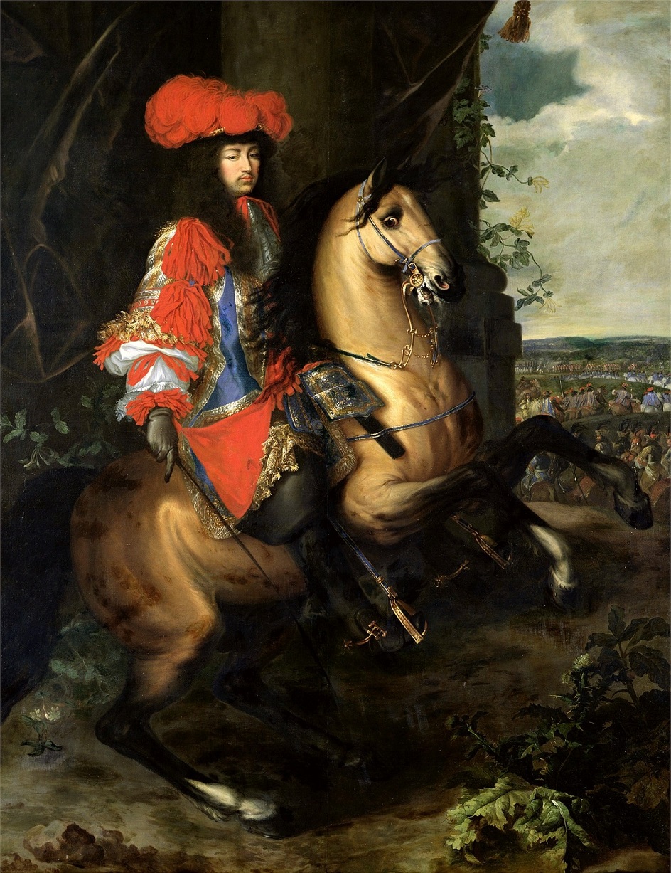 Классицизм. Шарль Лебрён «Конный портрет Людовика XIV»