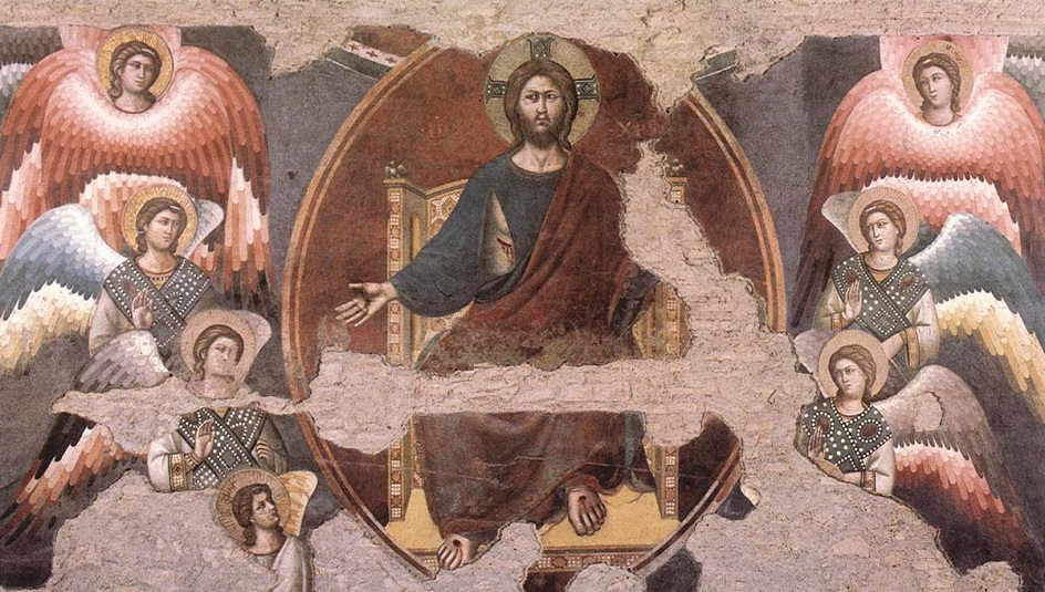 Проторенессанс: «Страшный Суд». Деталь росписи в церкви Санта-Чечилия-ин-Трастевере (Рим)